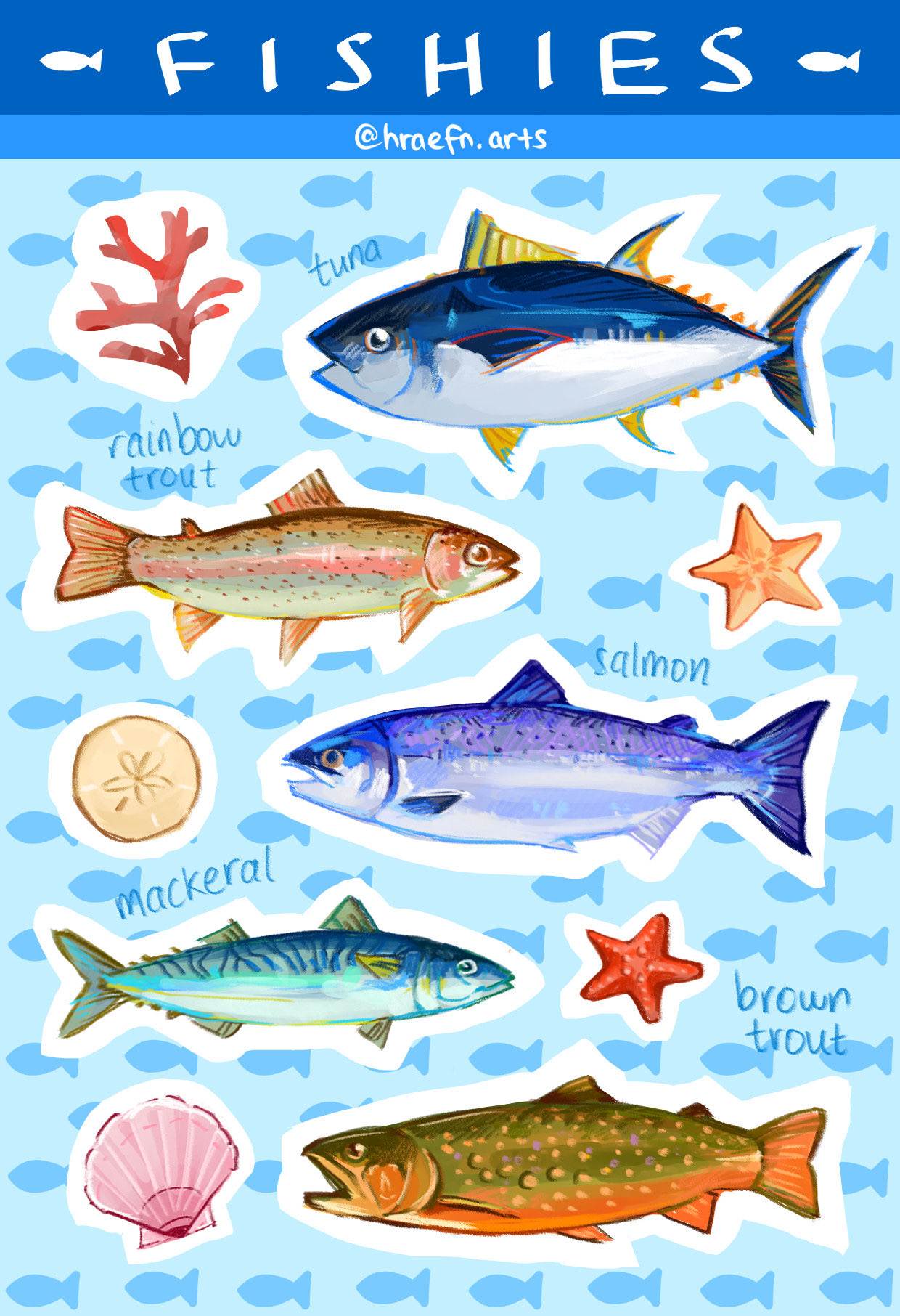 Fishies (Sticker Sheet)